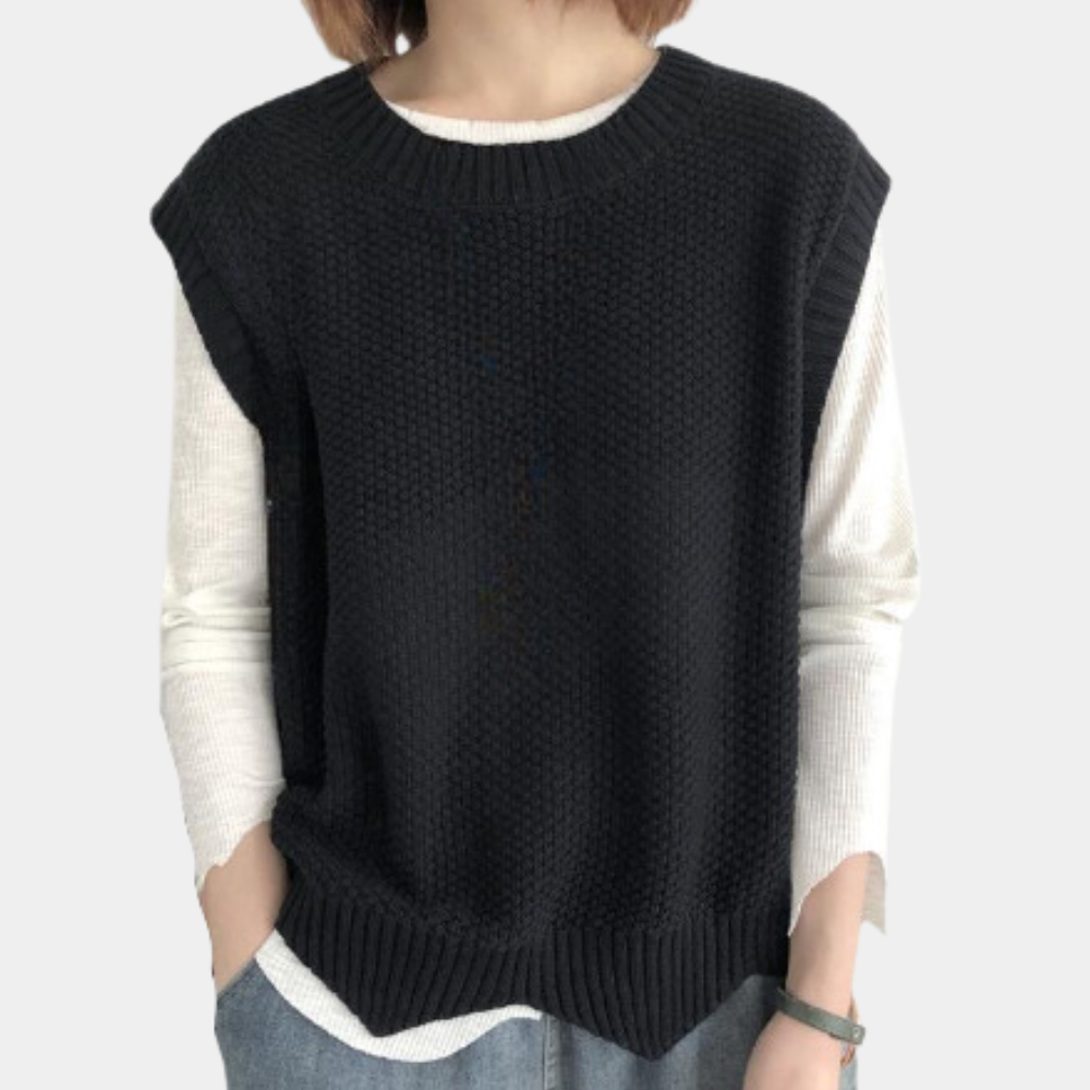 Mode Outlet | Elegant Gebreid Damesvest – Stijlvol & Comfortabel