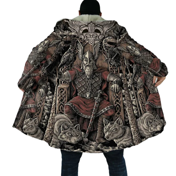 Ragnar - Vikingen Gevoerde Hoodie Jas - Warme & Stoere Stijl