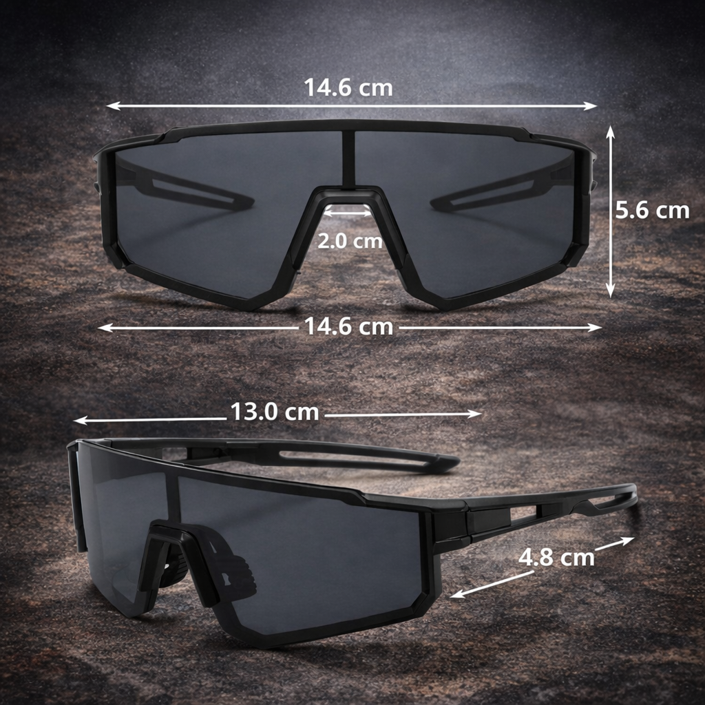 Lichtgewicht Outdoor Zonnebril – Anti-Glare Ontwerp voor Gebruik in het Veld