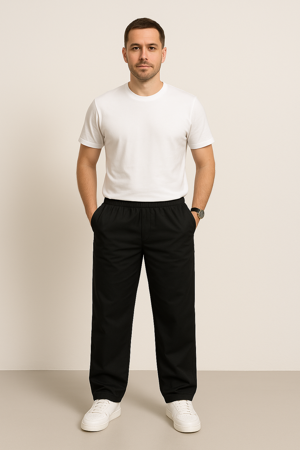 Tobias | Comfortabele Joggingbroek met Elastische Tailleband