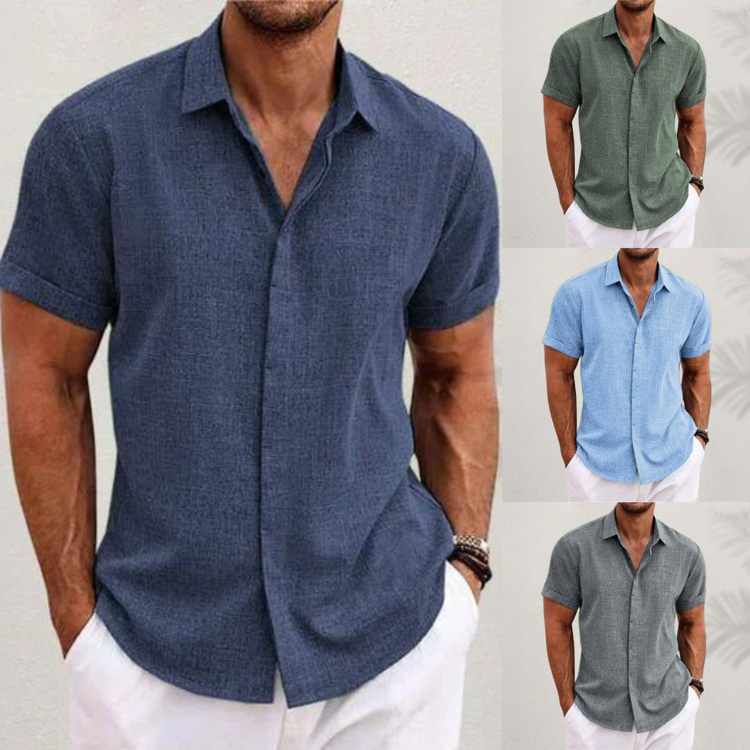 Noah | Button-Up Overhemd voor Heren – Licht & Stijlvol
