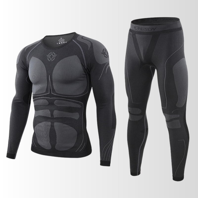 Thermo ondergoed heren – Warm en ademend thermisch kleding set