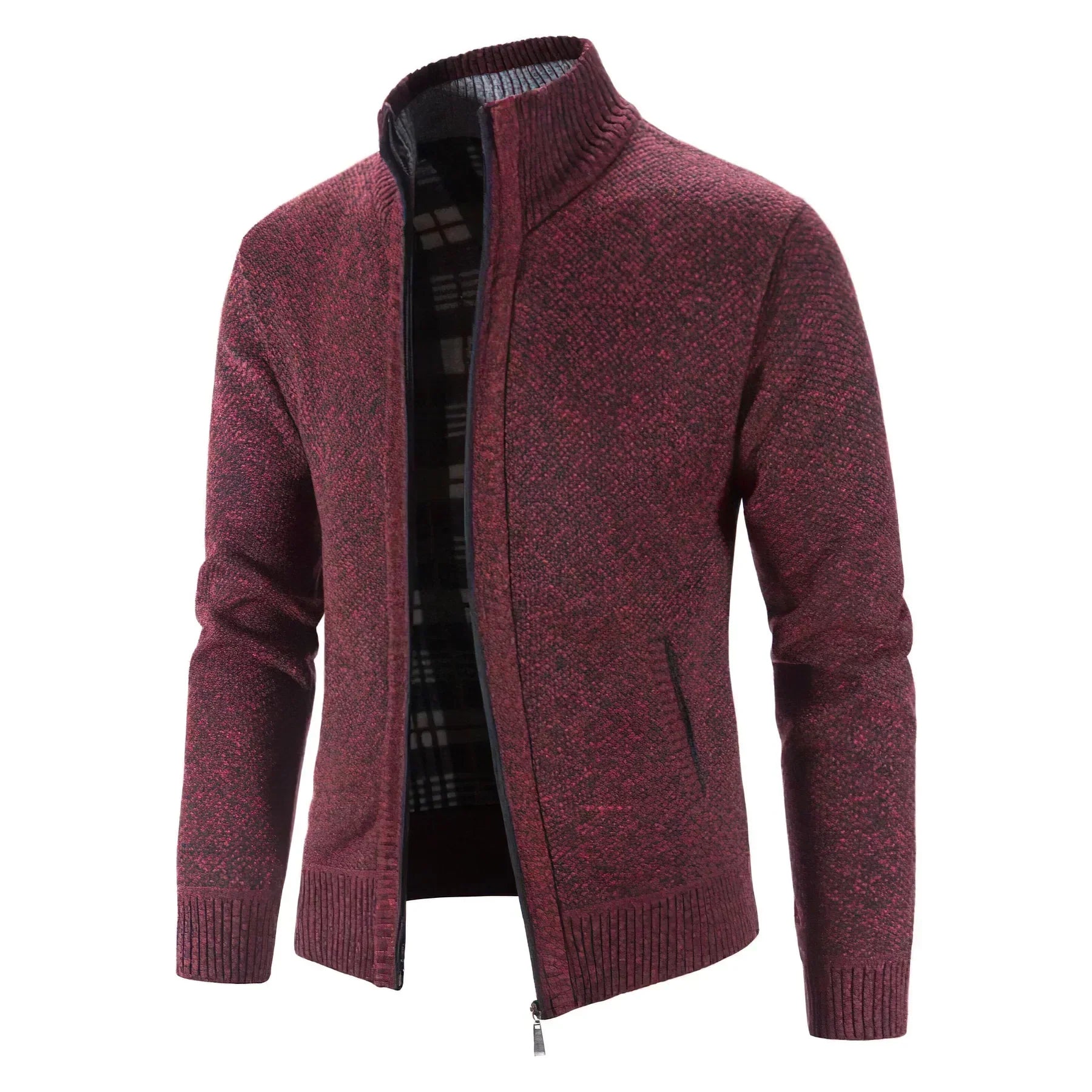 Mode Outlet | Stijlvol Herenvest met Rits – Modern & Comfortabel