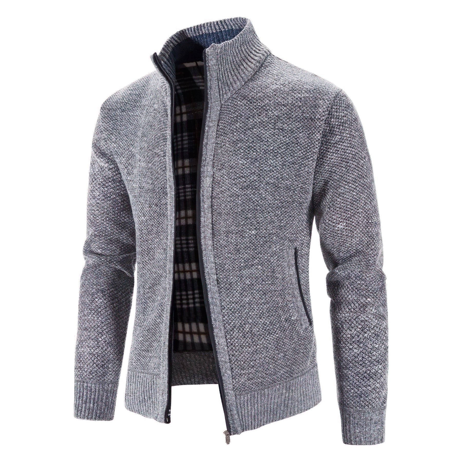 Mode Outlet | Stijlvol Herenvest met Rits – Modern & Comfortabel