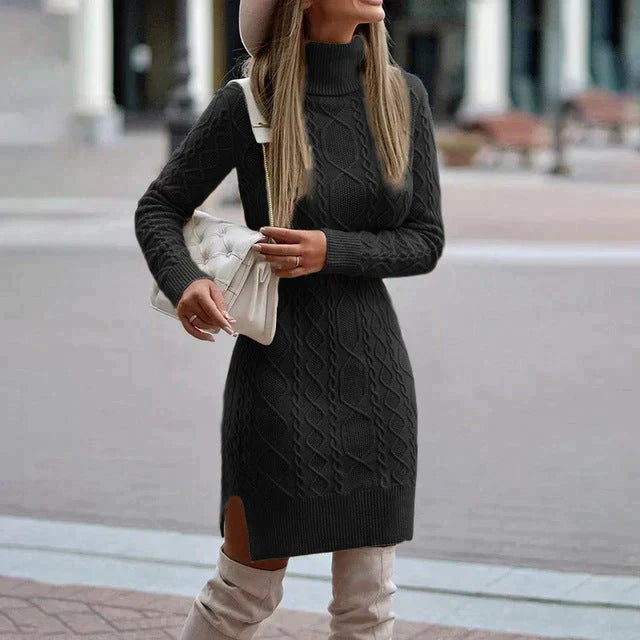 MADELEINE | Elegant Gebreid Winterjurk – Warm & Stijlvol