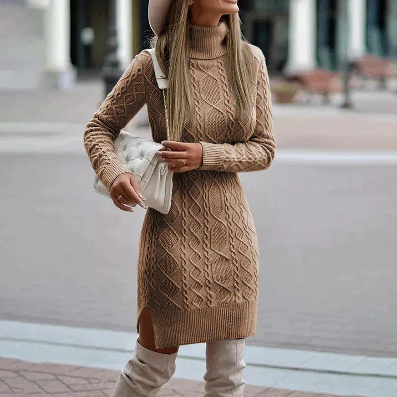 MADELEINE | Elegant Gebreid Winterjurk – Warm & Stijlvol