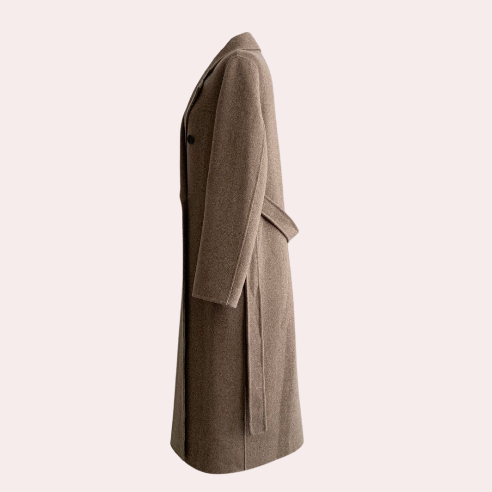 Amélie | Lange Winterjas voor Dames – Stijlvol & Warm