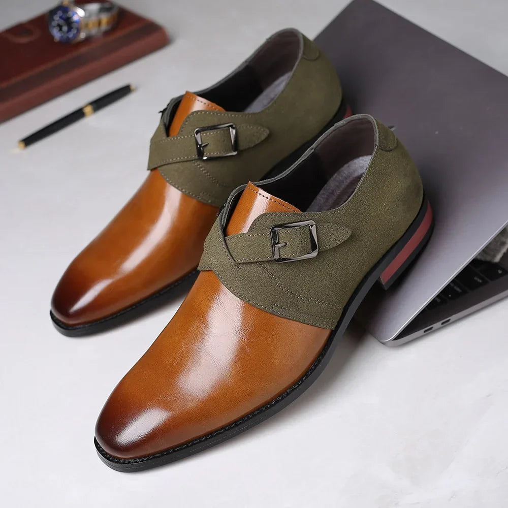 Luca | Klassieke Leren Veterschoenen voor Heren – Tijdloos & Verfijnd