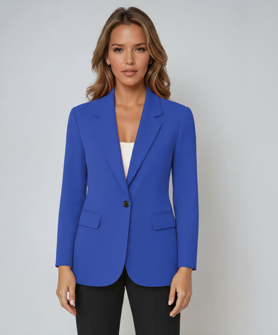 Dames Blazer | Getailleerd Model met Knoopsluiting en Zakken