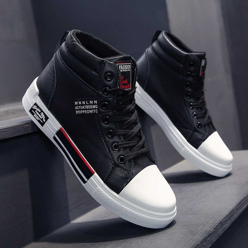Mode Outlet | StreetFlex High-Top Sneakers – Trendy & Comfortabel