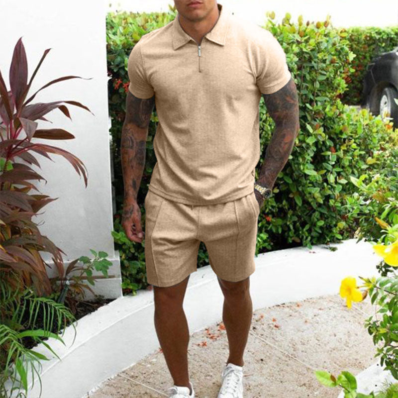 Liam Heren Polo en Short Set voor Zomerstijl-2