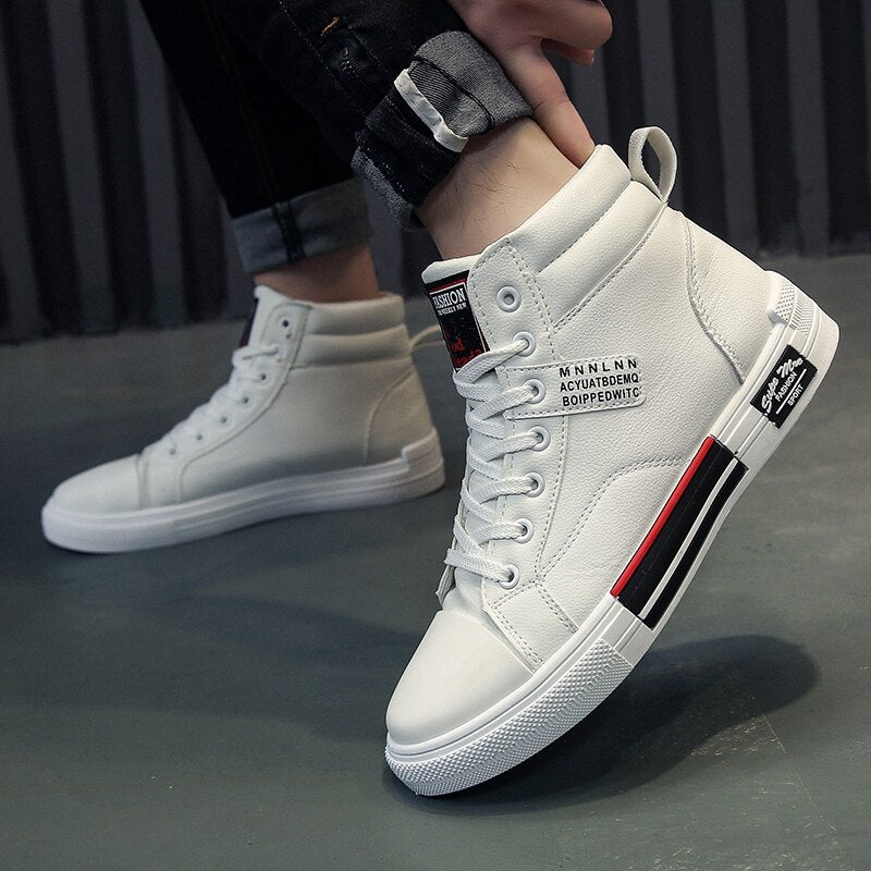 Mode Outlet | StreetFlex High-Top Sneakers – Trendy & Comfortabel
