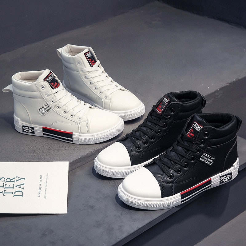 Mode Outlet | StreetFlex High-Top Sneakers – Trendy & Comfortabel