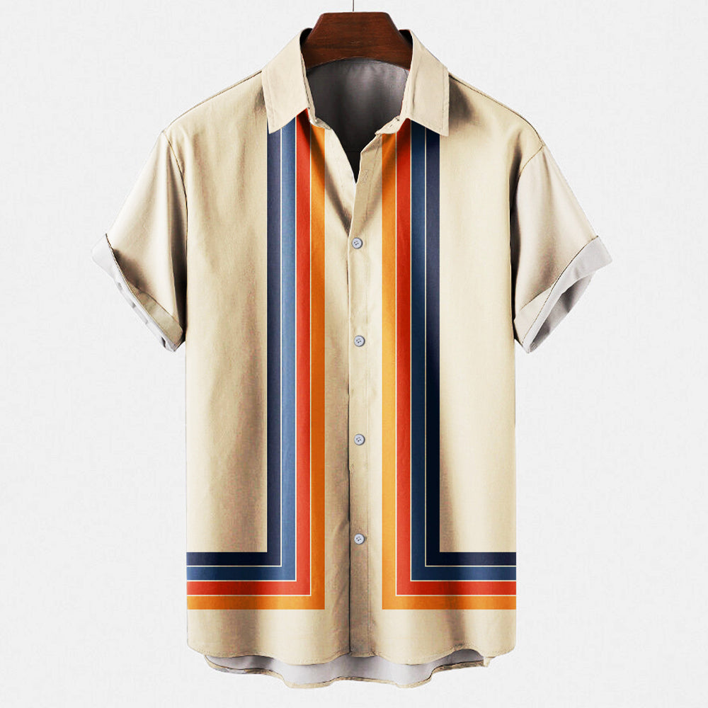 Mode Outlet | Retro Herenoverhemd – Stijlvol & Comfortabel