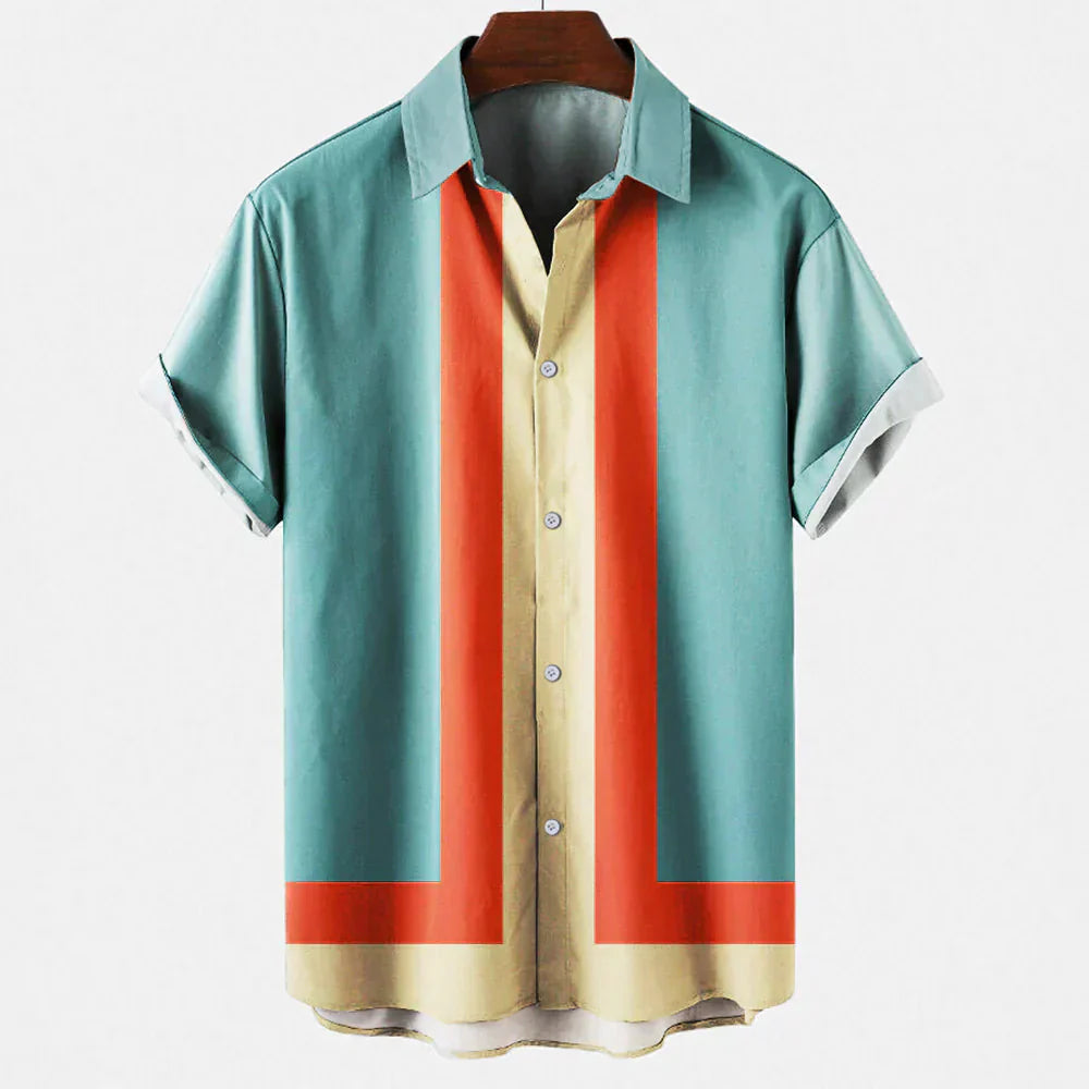 Mode Outlet | Retro Herenoverhemd – Stijlvol & Comfortabel