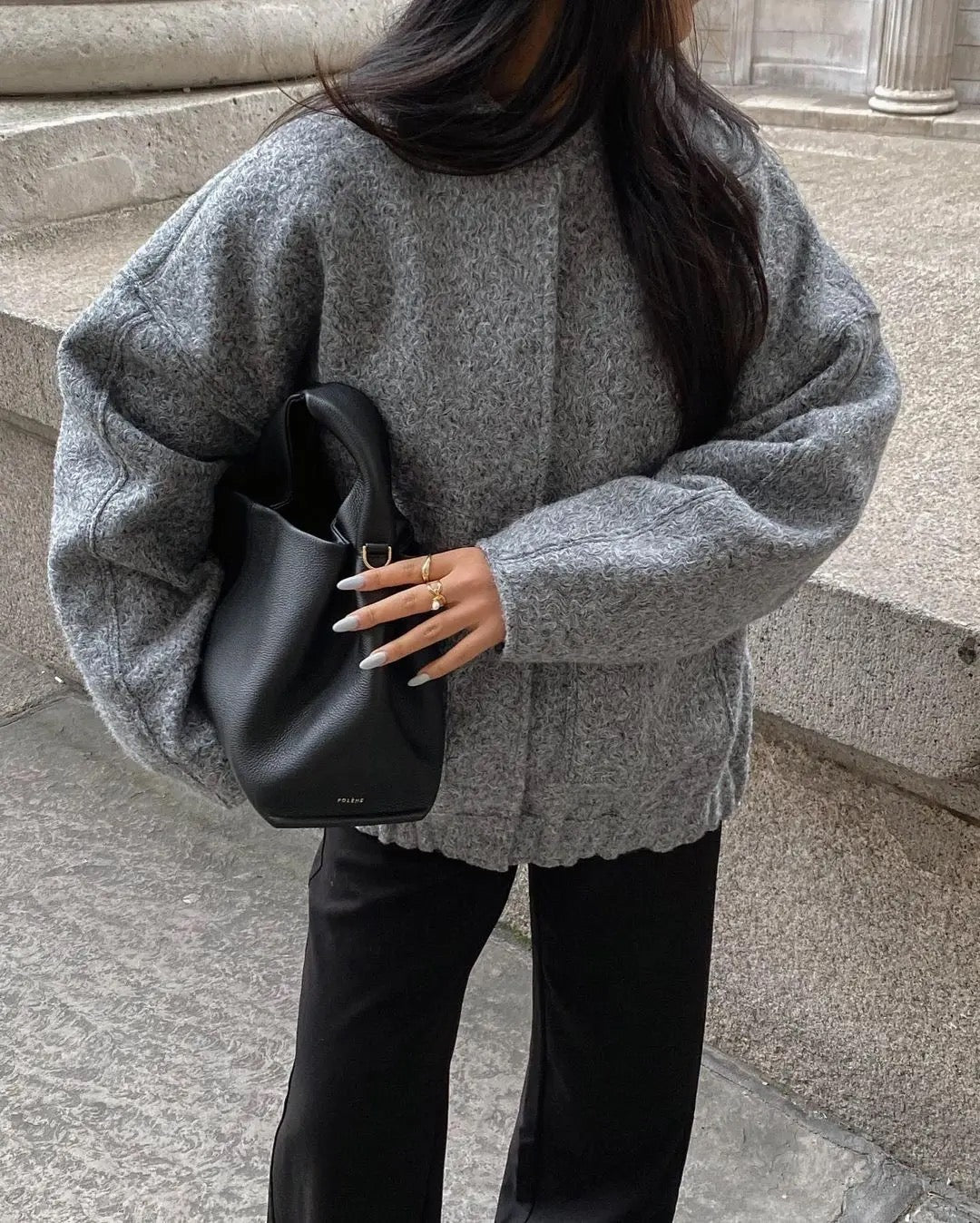 CAMILLE | Warme Tweed Jacket voor Dames – Stijlvol & Tijdloos