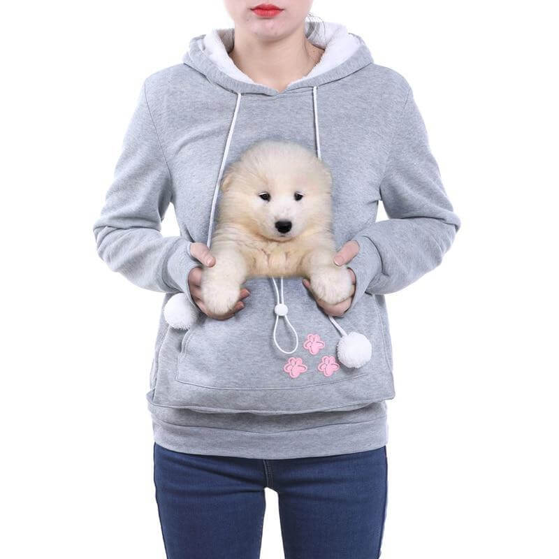 Huisdieren Hoodie – Knusse Hoodie met Buidel voor Kat of Hond