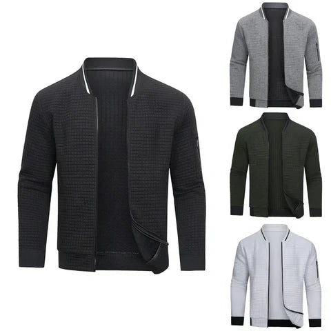Mode Outlet | Lente Trui met Rits voor Heren – Licht & Comfortabel