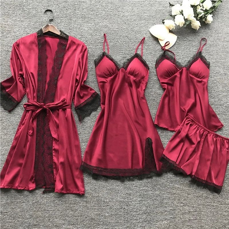 Yasmine - Satijnen Pyjama Set