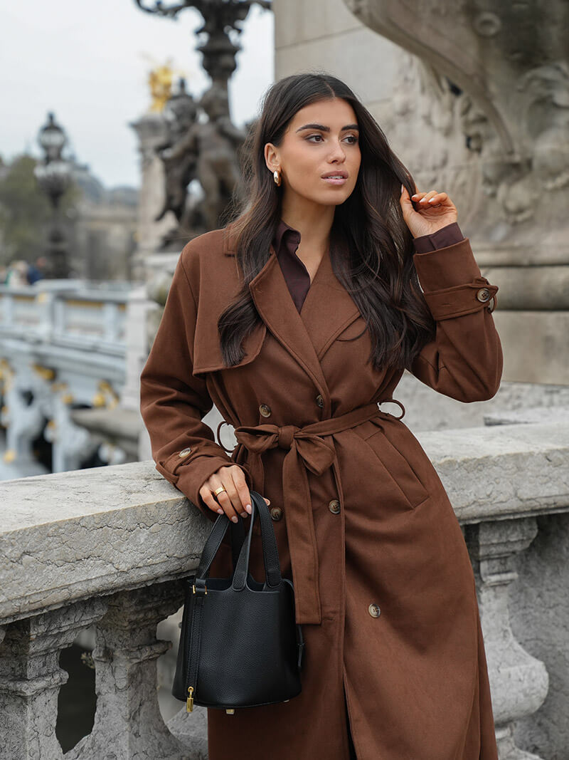 ELENA | Elegante Vegan Tas met Metalen Slot – Luxe & Veelzijdig