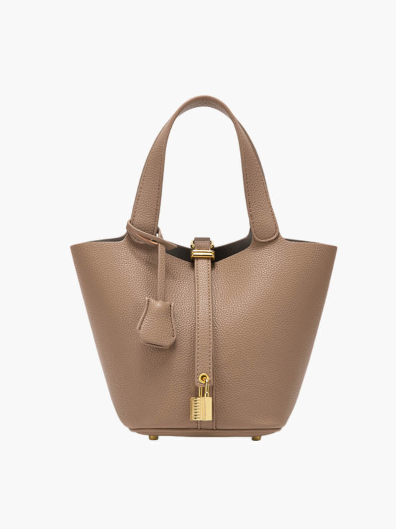 ELENA | Elegante Vegan Tas met Metalen Slot – Luxe & Veelzijdig