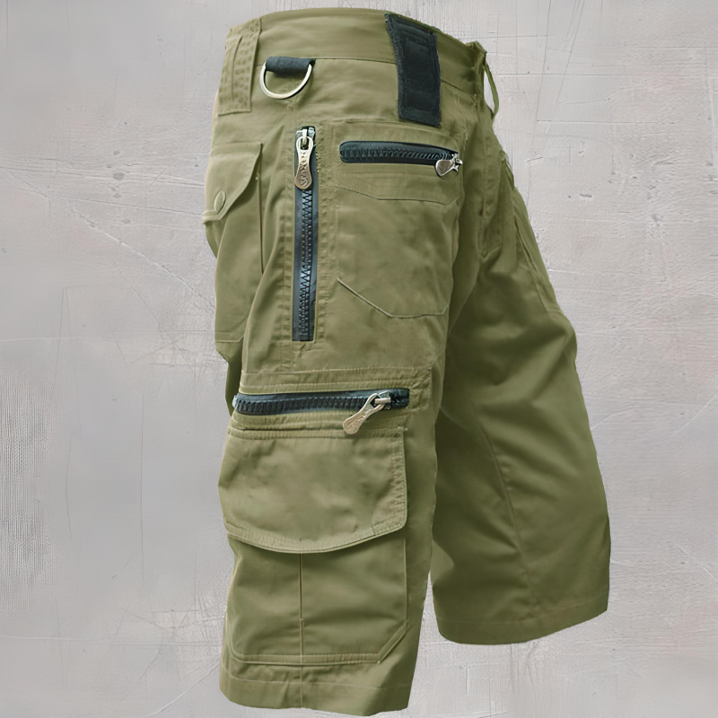 NOLAN | Outdoor Cargoshorts met Ritsvakken – Stoer & Functioneel