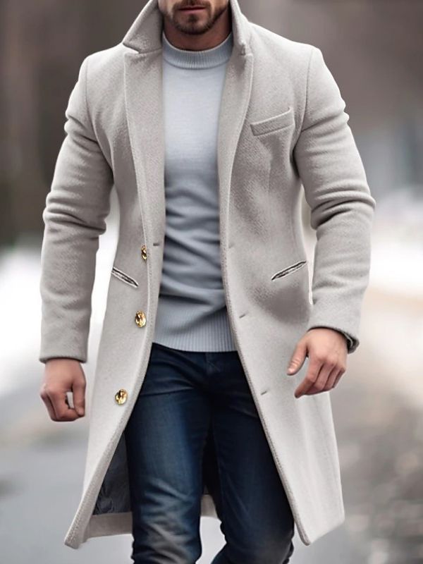 James – Moderne Herenjas met Knopen