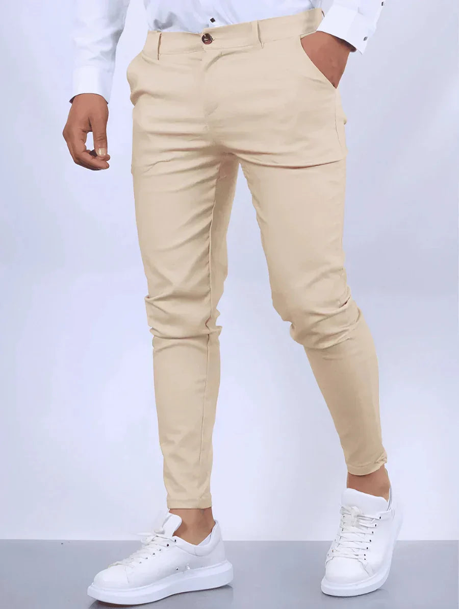 Heren chino | Slim fit broek met moderne pasvorm en stijlvolle uitstraling