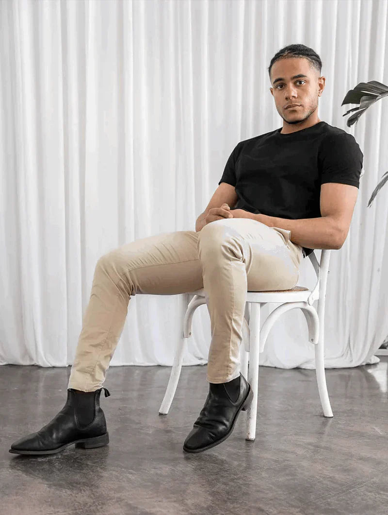 Heren chino | Slim fit broek met moderne pasvorm en stijlvolle uitstraling
