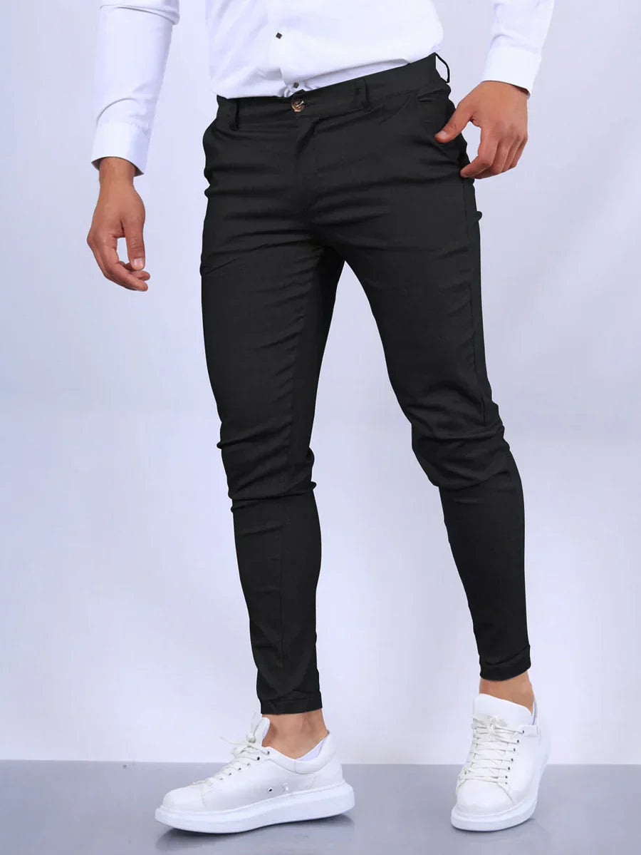 Heren chino | Slim fit broek met moderne pasvorm en stijlvolle uitstraling