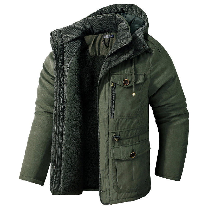 Heren winterjas | Waterafstotend design met fleecevoering en windbescherming