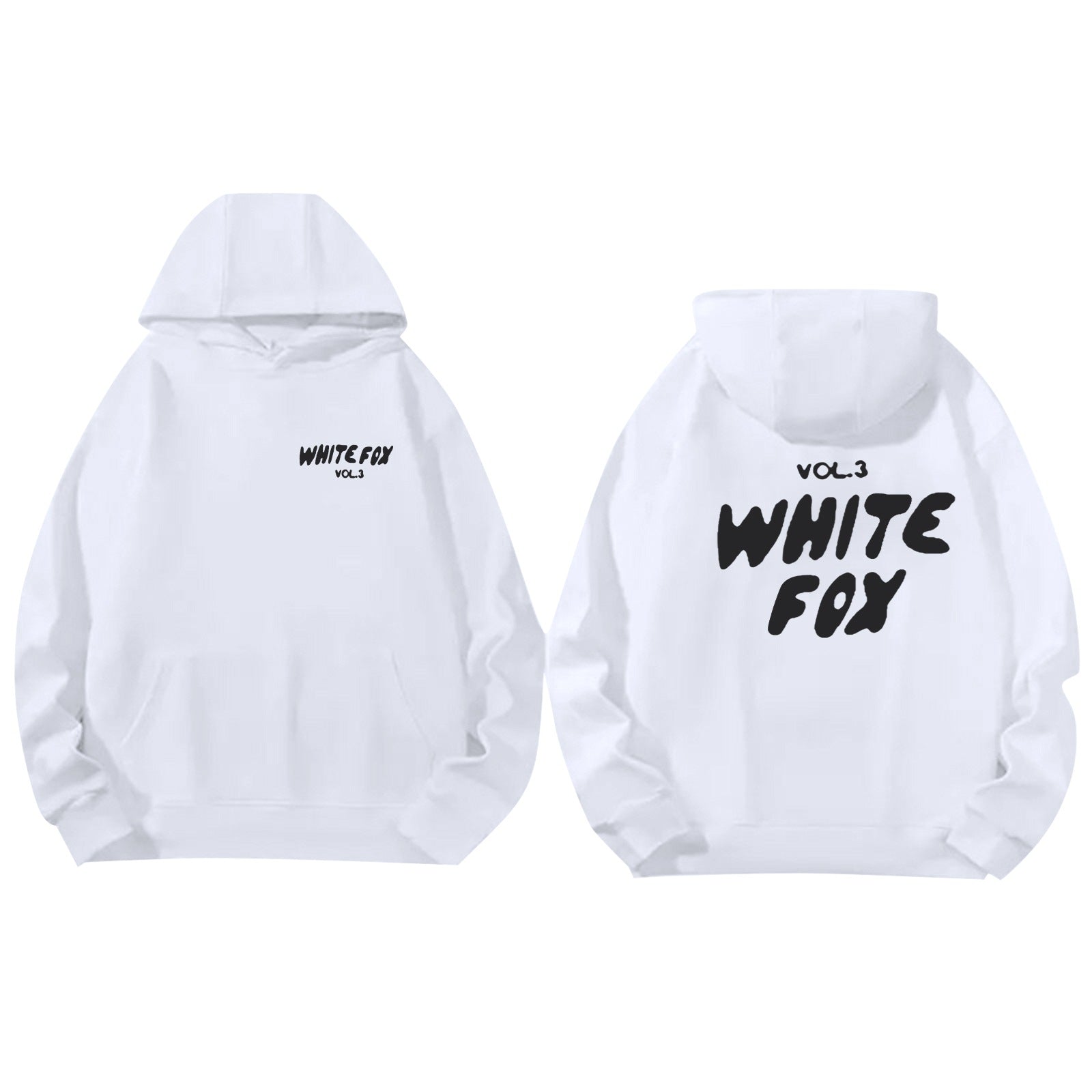 Kapuzenhoodie met Front- en Rugprint | Streetwear Look met Comfort