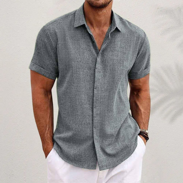 Noah | Button-Up Overhemd voor Heren – Licht & Stijlvol