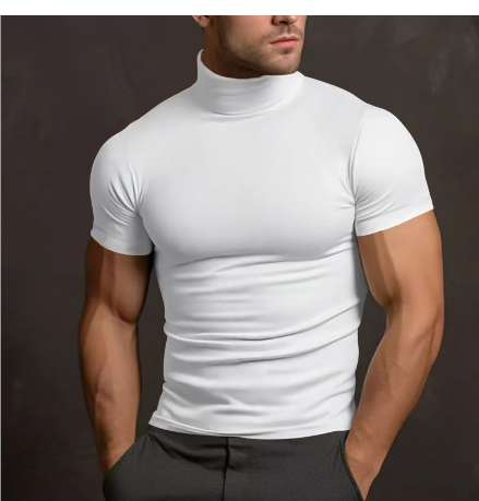 Heren T-Shirt met Colkraag | Slim Fit