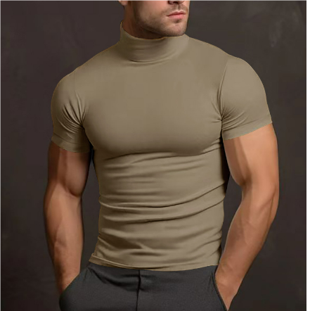 Heren T-Shirt met Colkraag | Slim Fit