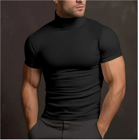 Heren T-Shirt met Colkraag | Slim Fit