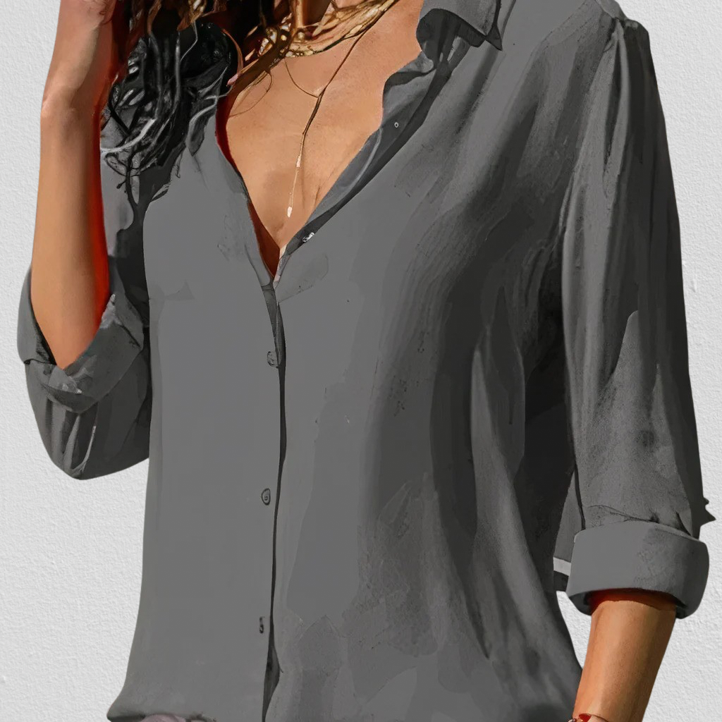 Mode Outlet | Celeste Chiffonblouse – Elegant & Luchtig