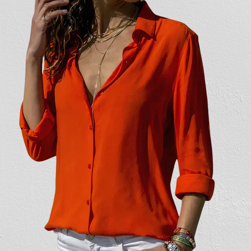 Mode Outlet | Celeste Chiffonblouse – Elegant & Luchtig