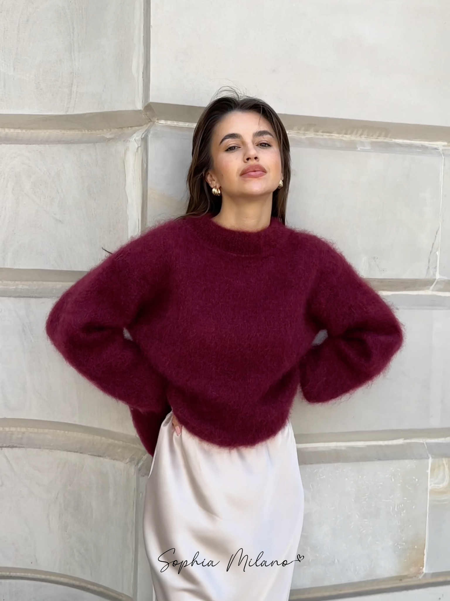 Elodie - Luxe Oversized Trui voor Tijdloze Stijl