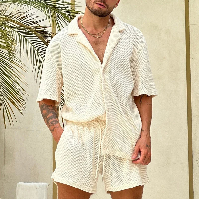 Variant image for Noah Heren Casual Set met Korte Mouwen-3