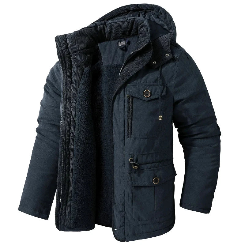 Heren winterjas | Waterafstotend design met fleecevoering en windbescherming
