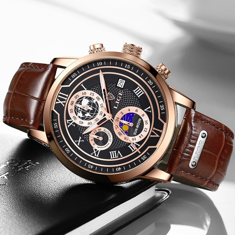 Mode Outlet | Stijlvol Chronograaf Horloge voor Heren – Tijdloos & Functioneel