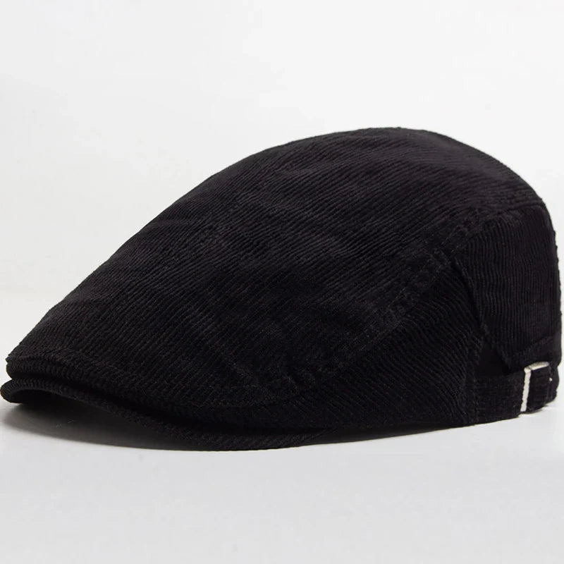 Modieuze Unisex Cord-Baret – Tijdloze stijl voor elk seizoen
