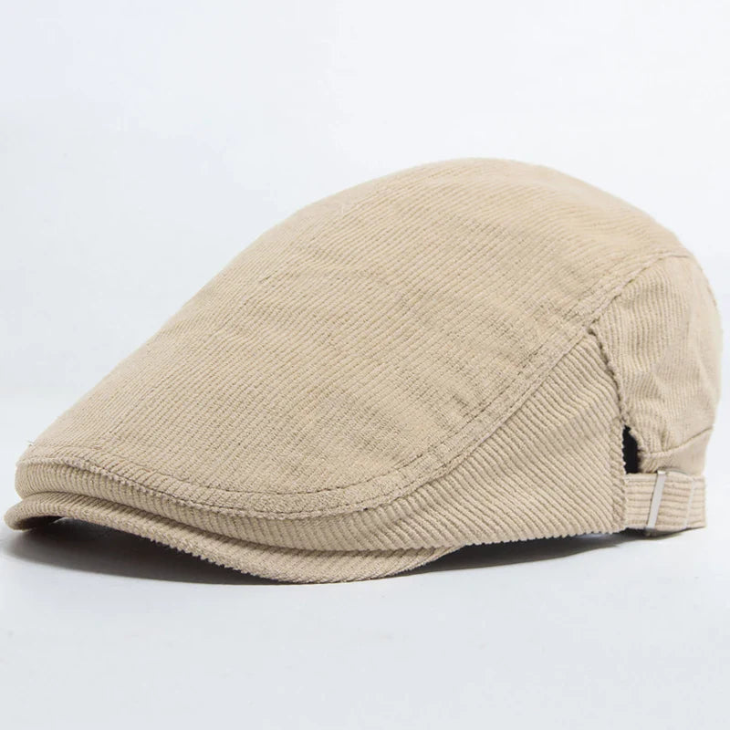 Modieuze Unisex Cord-Baret – Tijdloze stijl voor elk seizoen