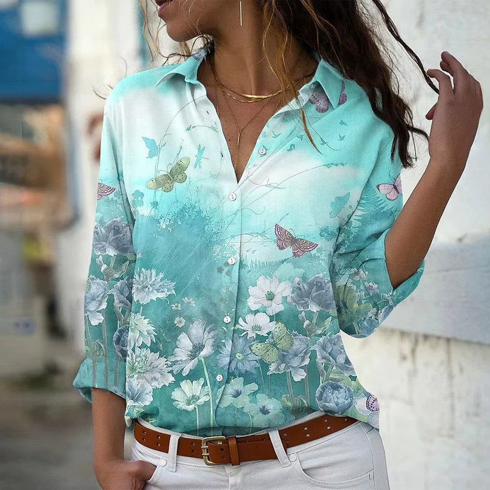 Mode Outlet | Nila Blouse met Print – Elegant & Comfortabel