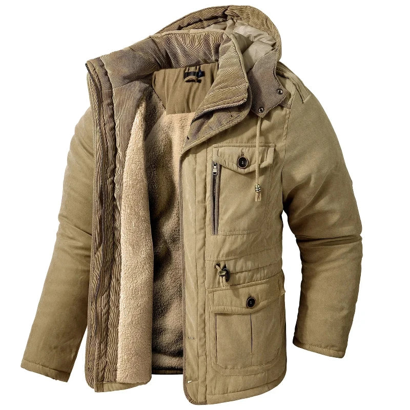 Heren winterjas | Waterafstotend design met fleecevoering en windbescherming