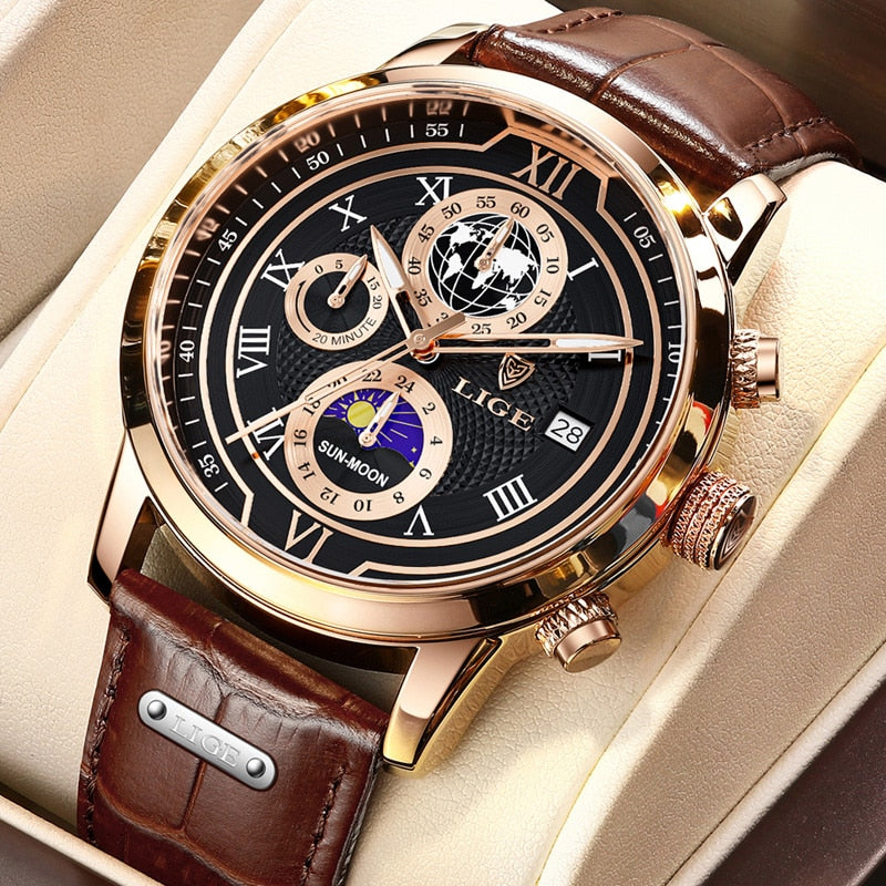 Mode Outlet | Stijlvol Chronograaf Horloge voor Heren – Tijdloos & Functioneel