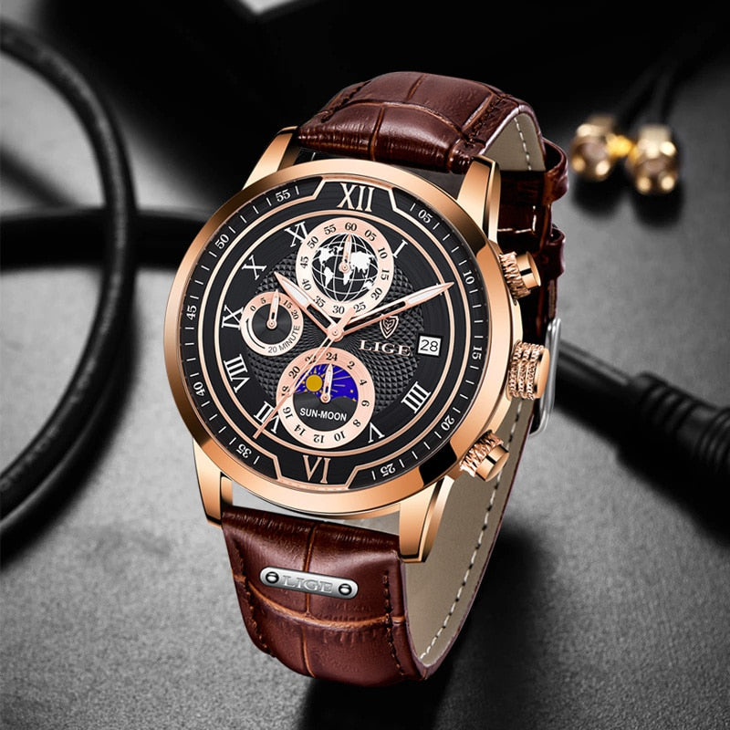 Mode Outlet | Stijlvol Chronograaf Horloge voor Heren – Tijdloos & Functioneel