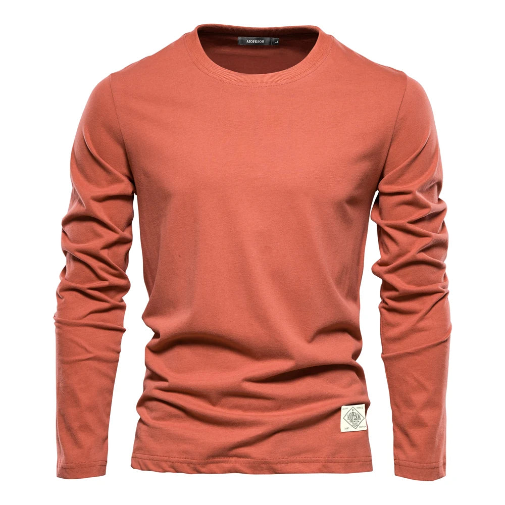 Lucas Heren Longsleeve T Shirt van 100% Katoen voor Casual Lenteoutfits-2