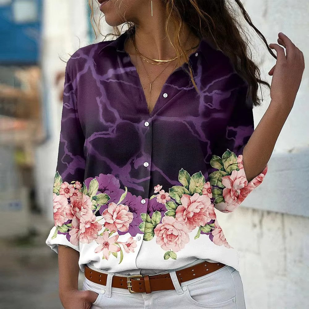 Mode Outlet | Nila Blouse met Print – Elegant & Comfortabel